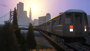 GTA III Netflix train Screenshot
